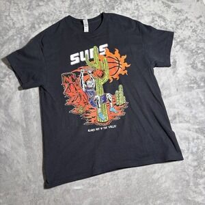 Phoenix Suns Always Hot In The Valley T-Shirt Men's Large Skeleton